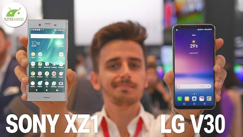 LG V30 và Sony Xperia XZ1 LG V30 và Sony Xperia XZ1