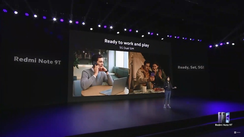 Redmi Note 9T 5G ra mắt