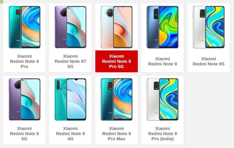 Xiaomi Redmi Note 9 và những người anh em