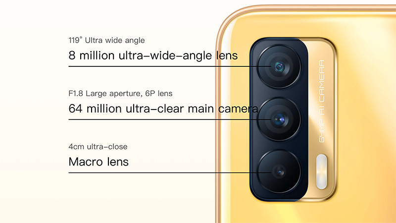 Realme V15 5G sở hữu cụm camera ấn tượng Realme V15 5G sở hữu cụm camera ấn tượng