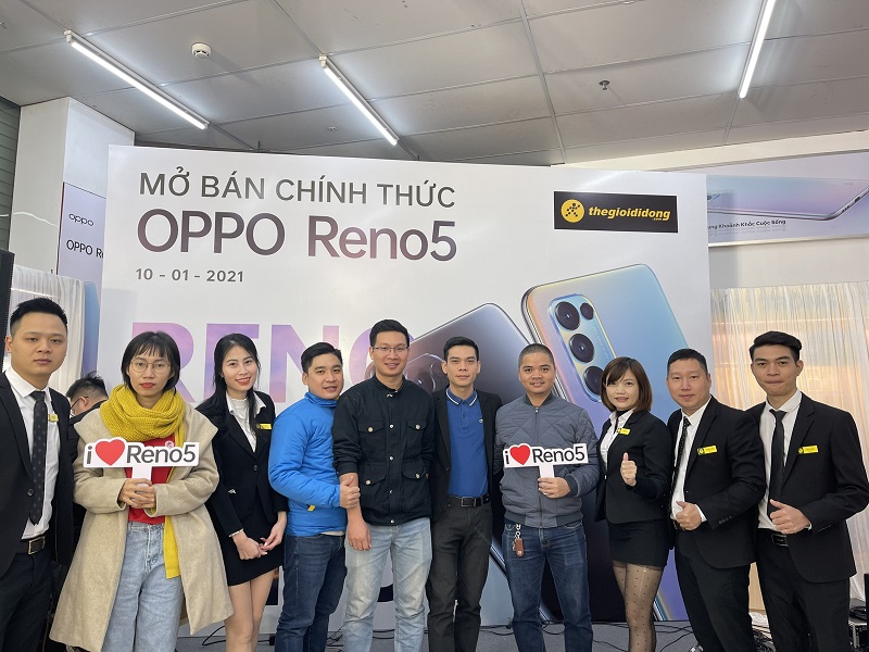 Toàn cảnh sự kiện giao những chiếc OPPO Reno5 đầu tiên tại TGDĐ