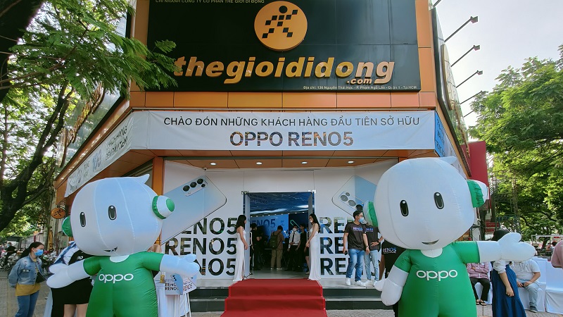 Toàn cảnh sự kiện giao những chiếc OPPO Reno5 đầu tiên tại TGDĐ