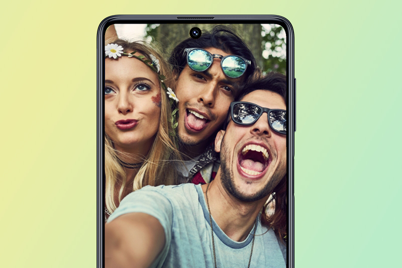 Smartphone Samsung camera trước 32 MP Smartphone Samsung camera trước 32 MP