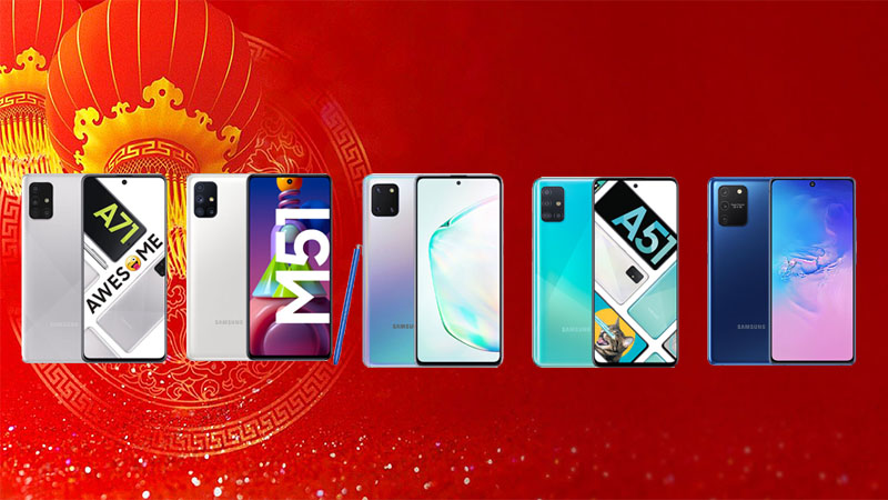 Smartphone Samsung camera trước 32 MP Smartphone Samsung camera trước 32 MP