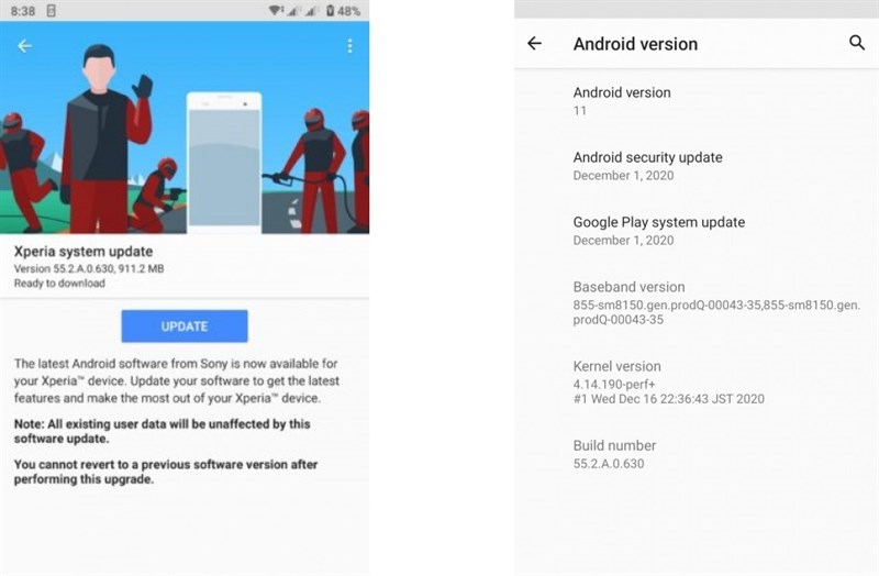 Sony tung bản cập nhật Android 11 cho Xperia 1 và Xperia 5, ai đang sử dụng 2 smartphone này thì vào kiểm tra, nâng cấp nhé