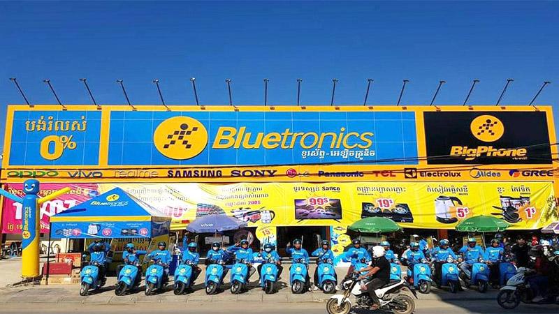 Chuỗi cửa hàng Bluetronics tại Campuchia