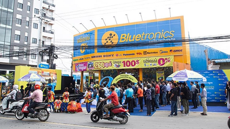 Chuỗi cửa hàng Bluetronics tại Campuchia