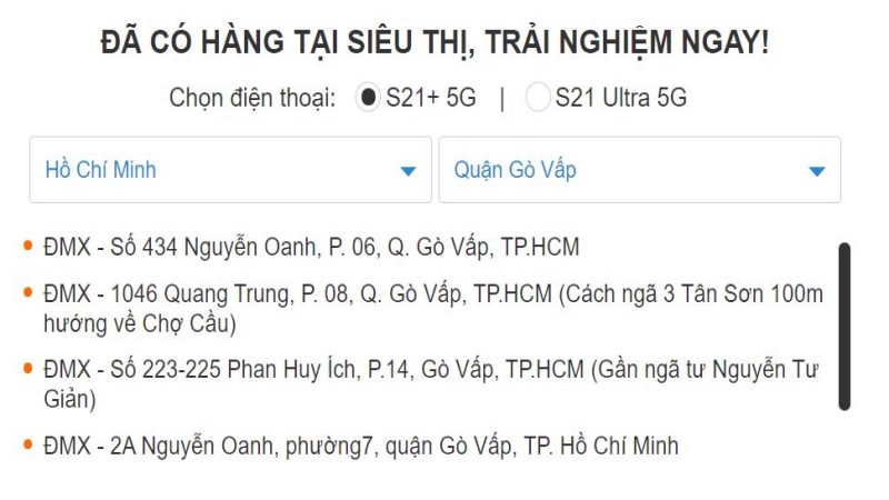 HỆ THỐNG SIÊU THỊ ĐÃ CÓ HÀNG TRẢI NGHIỆM