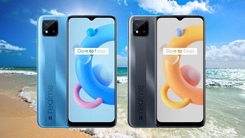 Smartphone giá rẻ Realme C20 lộ ảnh render chính thức kèm thông số kỹ thuật: Chip Helio G35, màn hình 6.5 inch, pin 5.000mAh