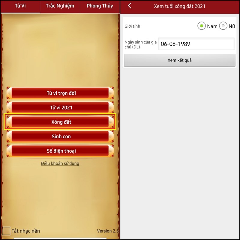 Cách xem tuổi xông đất bằng smartphone chuẩn xác nhất để mang đến tài lộc và thịnh vượng cho gia đình bạn