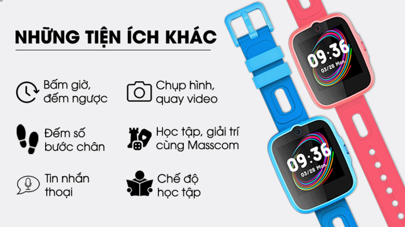 Masstel Super Hero 4G: Đồng hồ định vị trẻ em giá tốt, thiết bị công nghệ giúp phụ huynh giám sát con trẻ từ xa