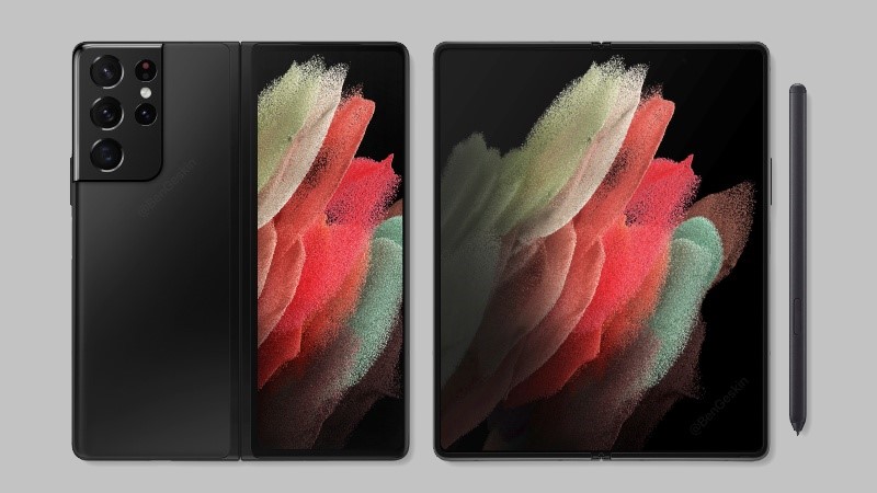 Galaxy Z Fold 3 lộ ảnh render chất lượng cao đầu tiên