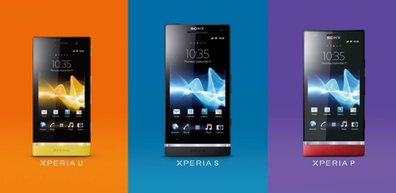 Thiết kế Iconic Identity được áp dụng trên một số dòng smartphone như Xperia S, P hay U. (Nguồn: Sony Fan).