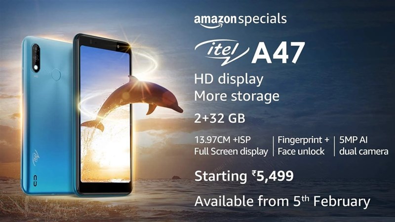 Itel A47 với bộ xử lý Unisoc, camera kép, chạy Android Pie Go Edition ra mắt với giá chỉ 1.7 triệu đồng Itel A47 với bộ xử lý Unisoc, camera kép, chạy Android Pie Go Edition ra mắt với giá chỉ 1.7 triệu đồng