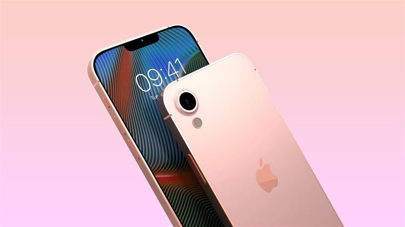 Phiên bản màu hồng của iPhone SE 3. Nguồn: Tech Blood.