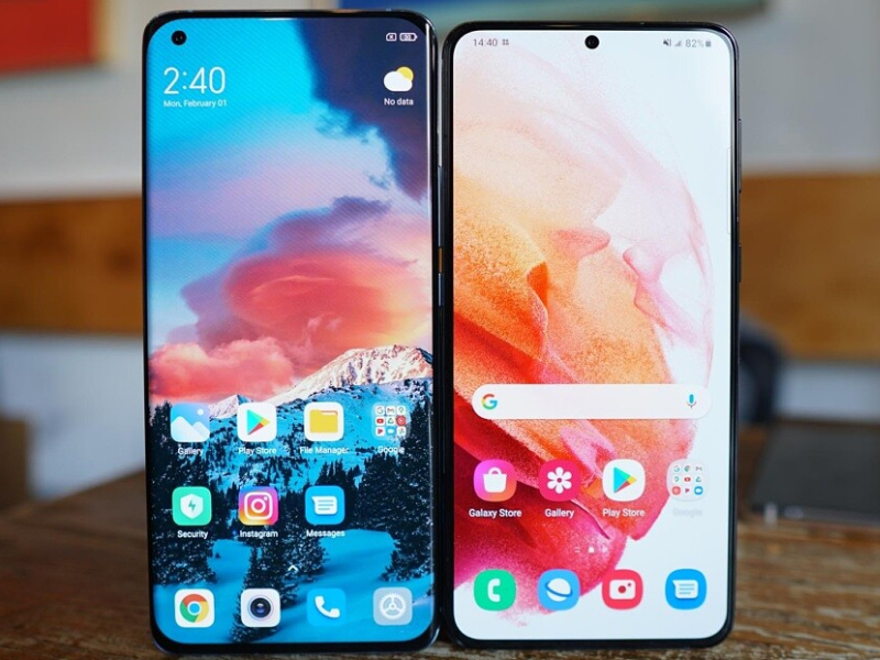 Tuy có kích thước khác nhau nhưng khi đặt cạnh nhau lại không có sự chênh lệch lớn lắm.