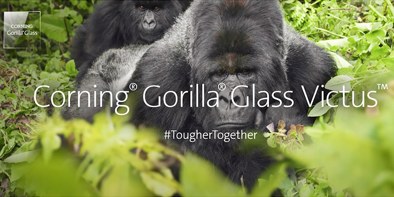Kính cường lực Gorilla Glass Victus thế hệ mới của Corning có độ bền khá cao nha các bạn. (Nguồn: Corning). Kính cường lực Gorilla Glass Victus thế hệ mới của Corning có độ bền khá cao nha các bạn. (Nguồn: Corning).