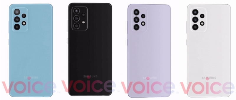 Các phiên bản màu sắc của Galaxy A52 Các phiên bản màu sắc của Galaxy A52