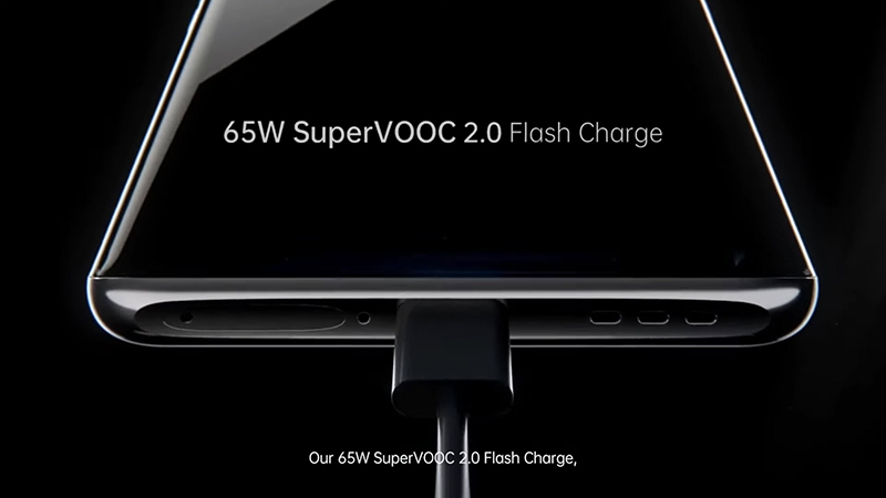 OPPO Find X3 có viên pin 4.500 mAh và công nghệ sạc nhanh Super VOOC 65W