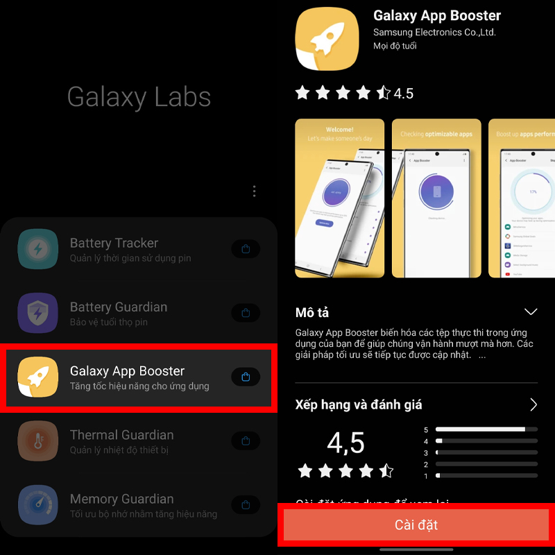 Galaxy App Booster Galaxy App Booster