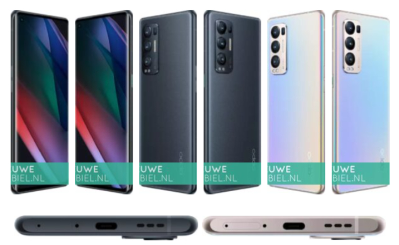 Những hình ảnh render của OPPO Find X3 Neo Những hình ảnh render của OPPO Find X3 Neo