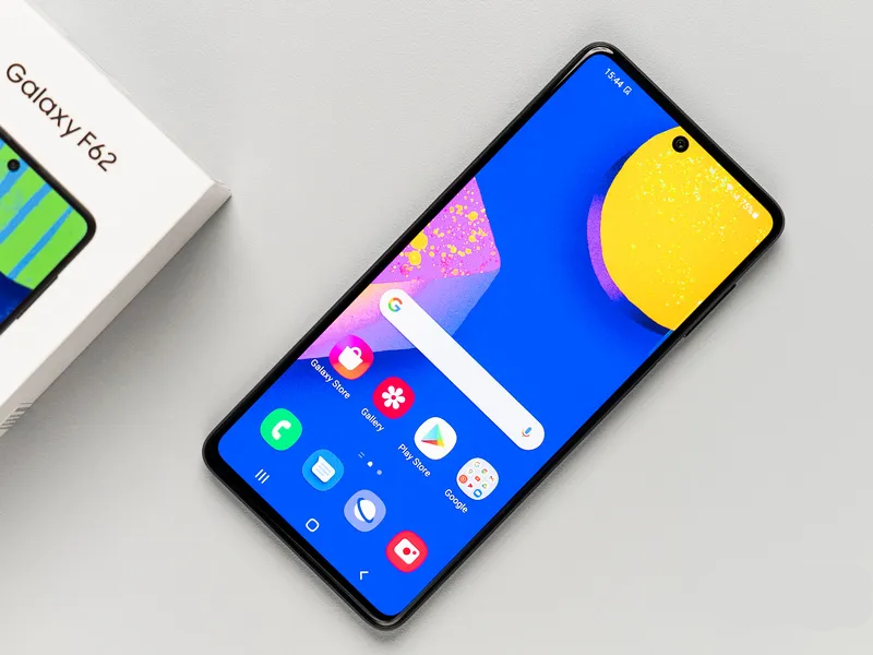 Galaxy F62 xử lý chưa mượt mà khi bấm mở ứng dụng. (Nguồn: 91mobiles). Galaxy F62 xử lý chưa mượt mà khi bấm mở ứng dụng. (Nguồn: 91mobiles).