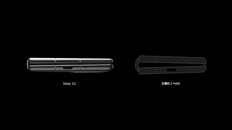 Huawei Mate X2 sẽ không để lại khe hở khi đóng lại Huawei Mate X2 sẽ không để lại khe hở khi đóng lại