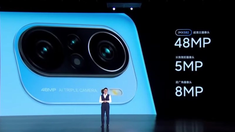 Cụm 3 camera của Redmi K40 Cụm 3 camera của Redmi K40