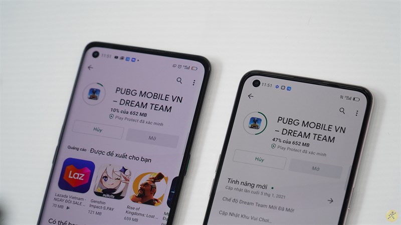 Trải nghiệm tải PUBG bằng mạng 4G và 5G trên OPPO Find X2 và Reno5 5G Trải nghiệm tải PUBG bằng mạng 4G và 5G trên OPPO Find X2 và Reno5 5G