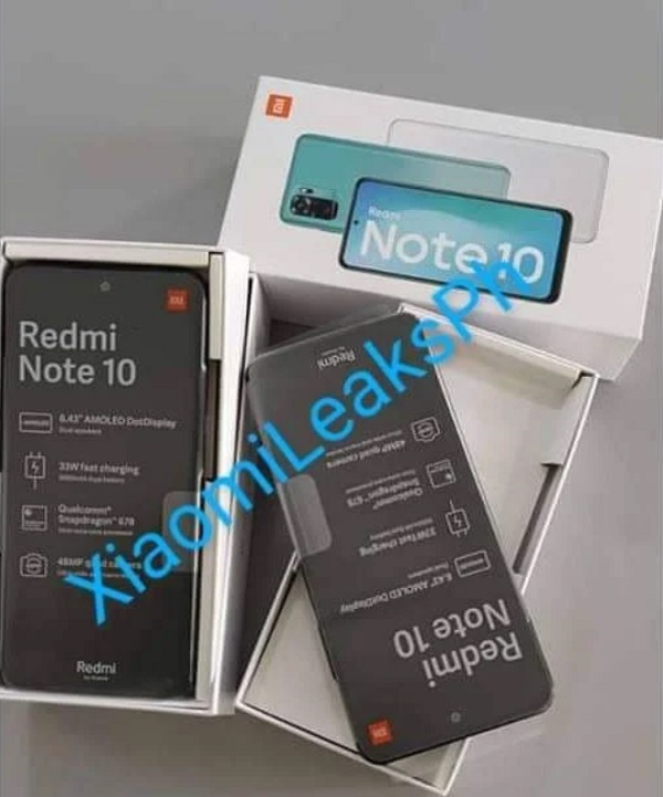 Rò rỉ hình ảnh sản phẩm Redmi Note 10 phiên bản toàn cầu