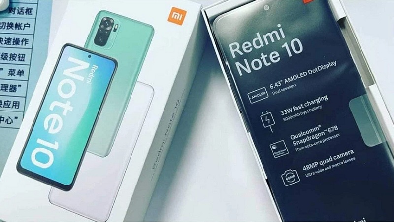 Rò rỉ hình ảnh sản phẩm Redmi Note 10 phiên bản toàn cầu