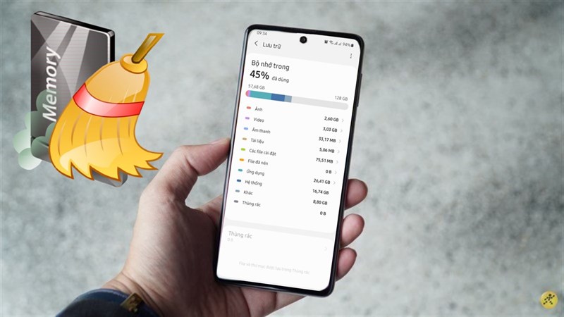Cách dọn dẹp bộ nhớ smartphone Samsung siêu đơn giản chỉ trong vòng một nốt nhạc