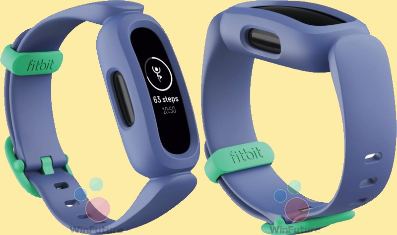 Fitbit Ace 3 màu xanh lam-xanh lục