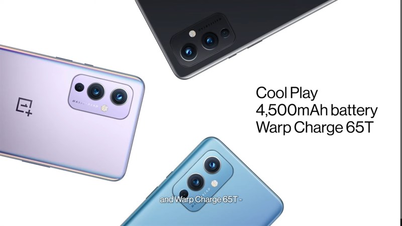 OnePlus 9 5G được trang bị viên pin 4.500 mAh OnePlus 9 5G được trang bị viên pin 4.500 mAh