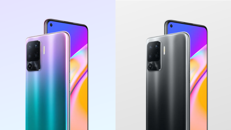 OPPO A94 có 2 tùy chọn màu sắc khá cá tính, trẻ trung đó là Fluid Black (đen), Fantasy Purple (tím). (Nguồn: OPPO UAE). OPPO A94 có 2 tùy chọn màu sắc khá cá tính, trẻ trung đó là Fluid Black (đen), Fantasy Purple (tím). (Nguồn: OPPO UAE).