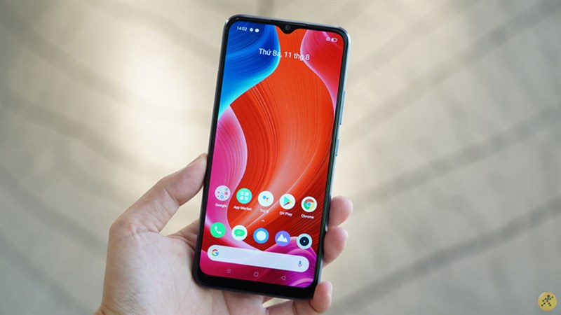 Màn hình giọt nước trên Realme C12