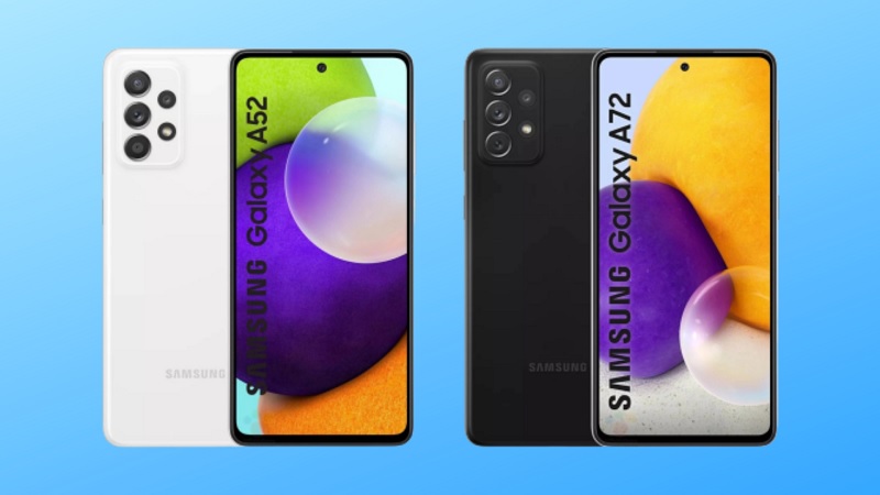 Ảnh render Galaxy A52 và Galaxy A72