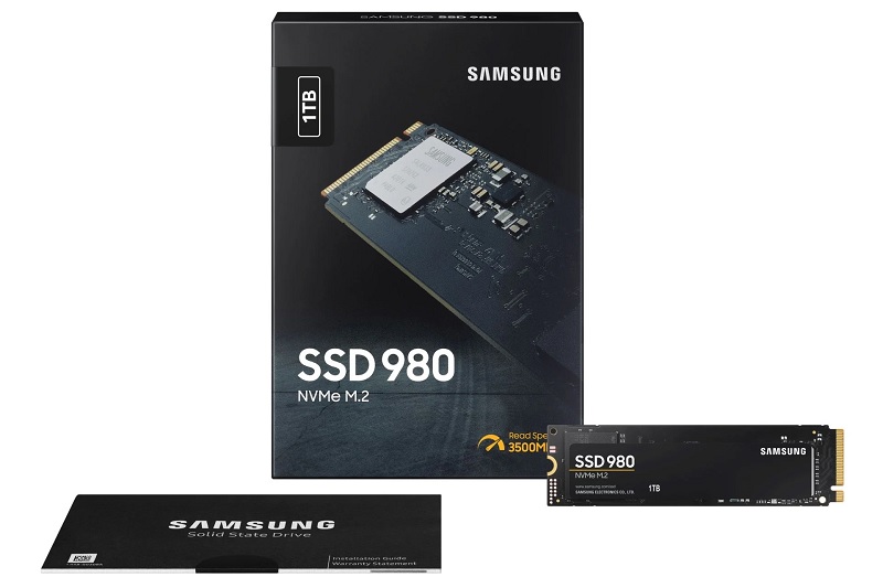 SSD Samsung 980 NVMe M.2 mới 