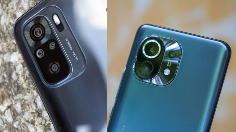 Cụm camera trên Redmi Note 10 có thiết kế được lấy cảm hứng từ mẫu flagship Mi 11 5G. Cụm camera trên Redmi Note 10 có thiết kế được lấy cảm hứng từ mẫu flagship Mi 11 5G.
