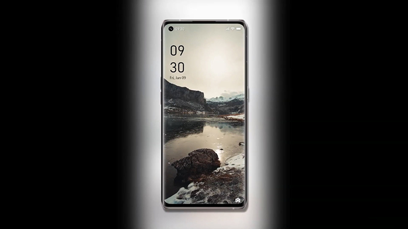 OPPO Find X3 Neo có thiết kế đục lỗ ở mặt trước OPPO Find X3 Neo có thiết kế đục lỗ ở mặt trước