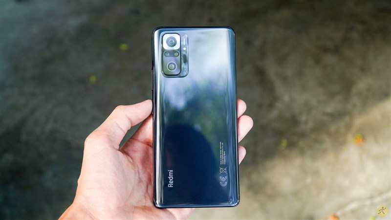 mặt lưng đẹp mắt của Redmi Note 10 Pro