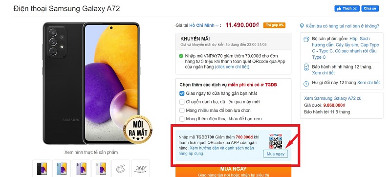 Các bước mua hàng Các bước mua hàng