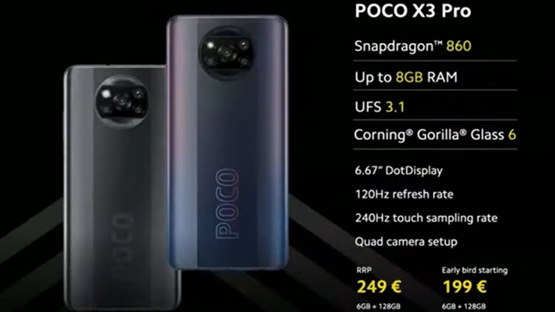 POCO X3 Pro có giá bán rẻ so với cấu hình máy trang bị POCO X3 Pro có giá bán rẻ so với cấu hình máy trang bị