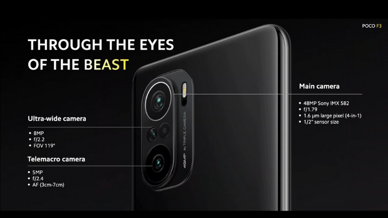 Thông số camera của Xiaomi POCO F3. Thông số camera của Xiaomi POCO F3.