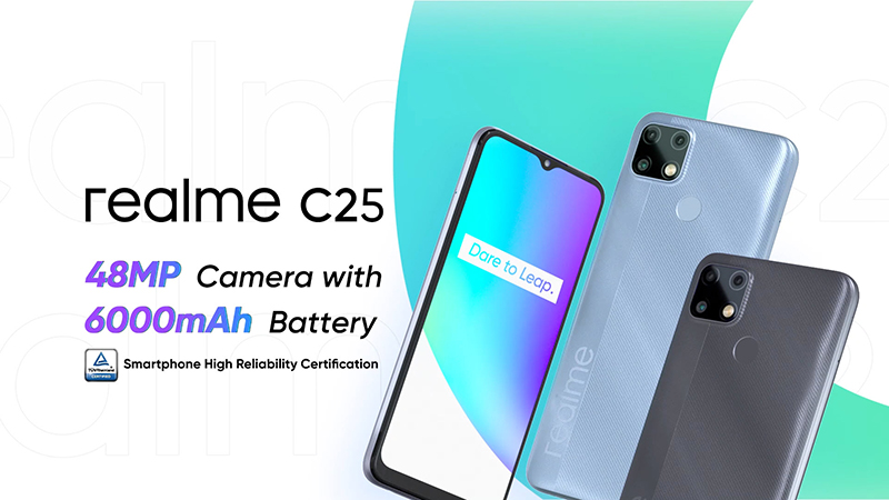Realme C25 có mức giá rẻ so với cấu hình được trang bị Realme C25 có mức giá rẻ so với cấu hình được trang bị