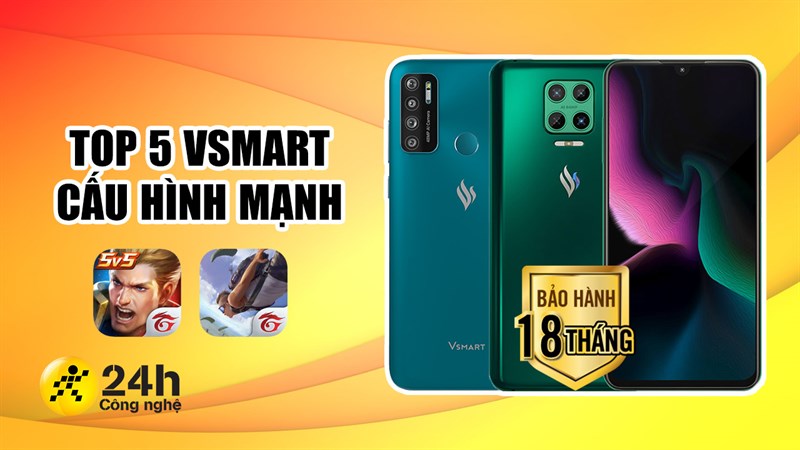 TOP điện thoại Vsmart TOP điện thoại Vsmart