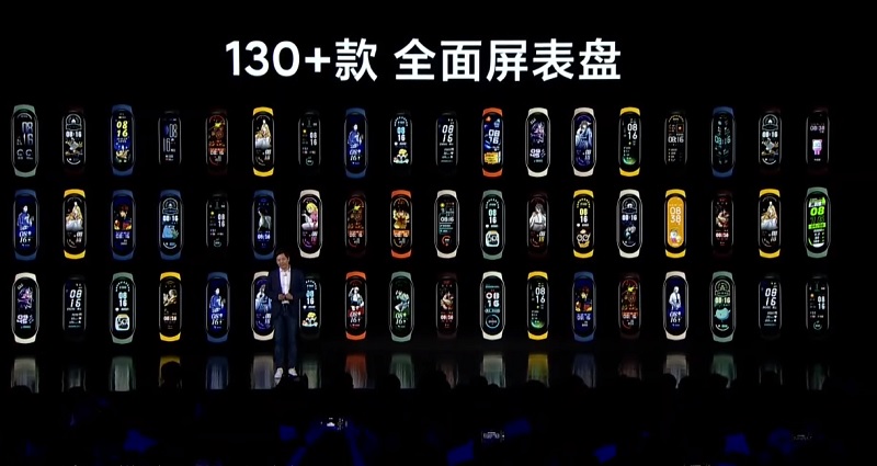 Mi Smart Band 6 còn được cài sẵn hơn 130 giao diện cho người dùng thỏa sức cá nhân hóa thiết bị. (Nguồn: Xiaomi). Mi Smart Band 6 còn được cài sẵn hơn 130 giao diện cho người dùng thỏa sức cá nhân hóa thiết bị. (Nguồn: Xiaomi).