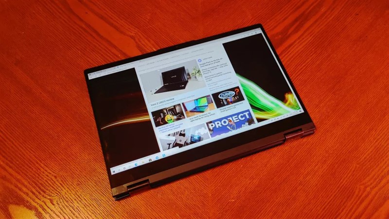 Hiệu suấtLenovo ThinkBook 14S Yoga đấp ứng tốt các nhu cầu cơ bản bản, hàng ngày của bạn.