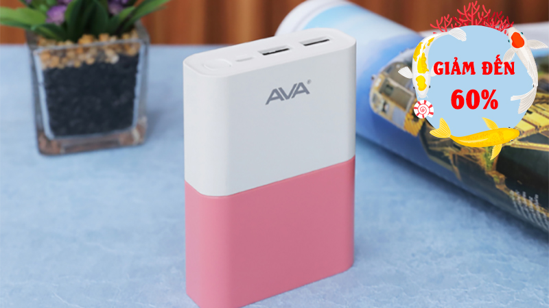Pin sạc dự phòng Polymer 10.000mAh AVA Pilot Pin sạc dự phòng Polymer 10.000mAh AVA Pilot