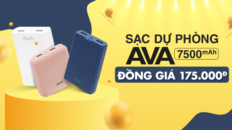 Săn deal xả láng: Sạc dự phòng chính hãng giảm sốc, giá rẻ chỉ từ 175k